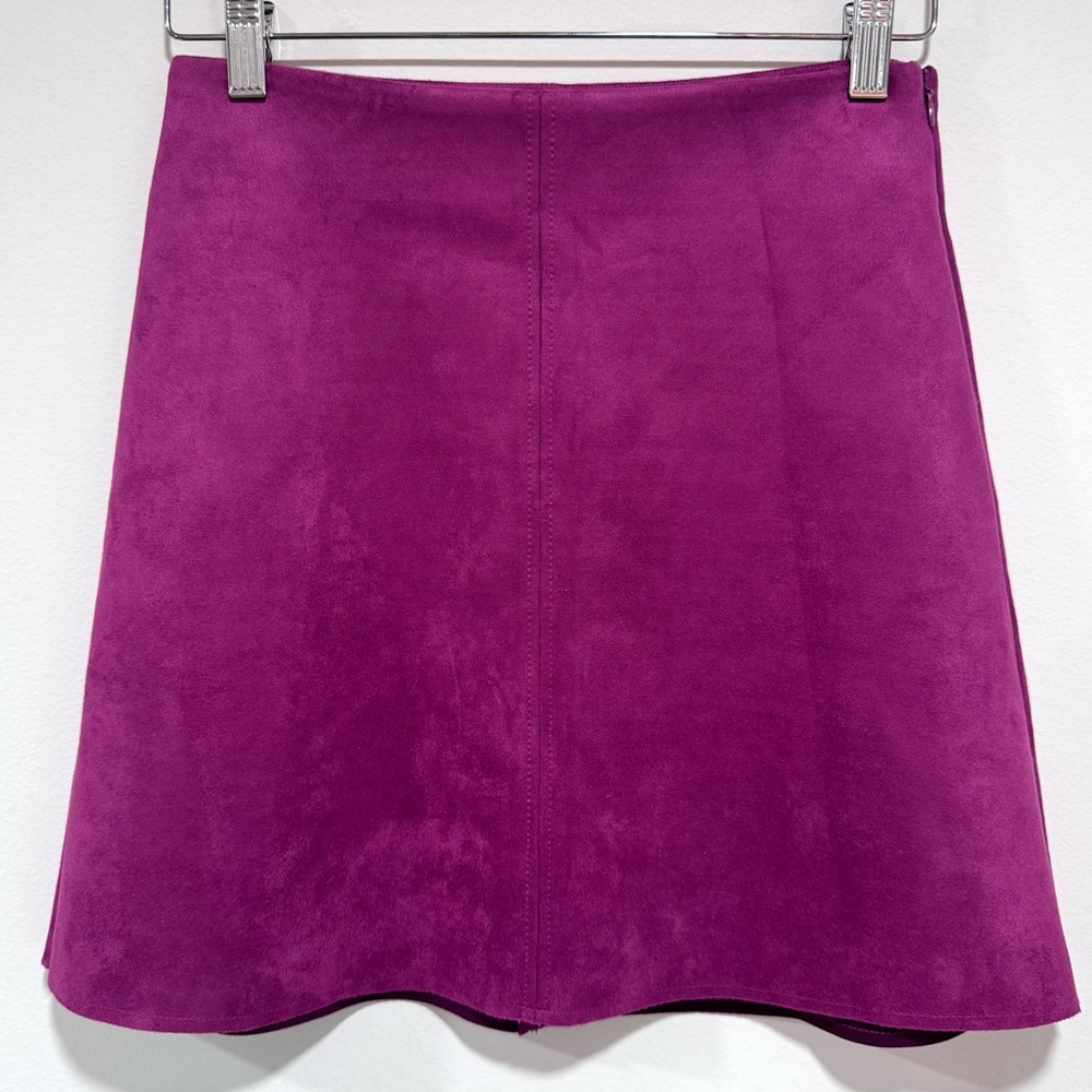 Zara Fuschia A-Line Mini Skirt - Small